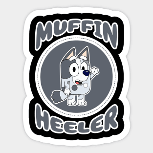 Muffin Heeler Sticker